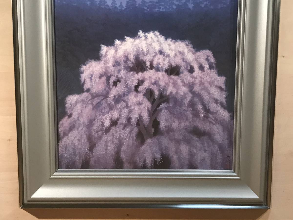 東山魁夷 岩絵具方式複製画 | 東山魁夷 「花明り」 岩絵具方式