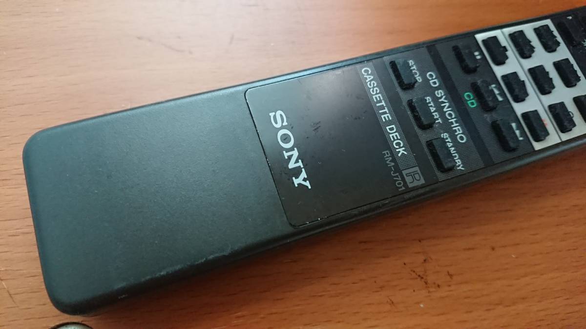 SONY ソニー TC-K555ESJ リモコン RM-J701 □m1 - SONY RM-J701 ソニー 