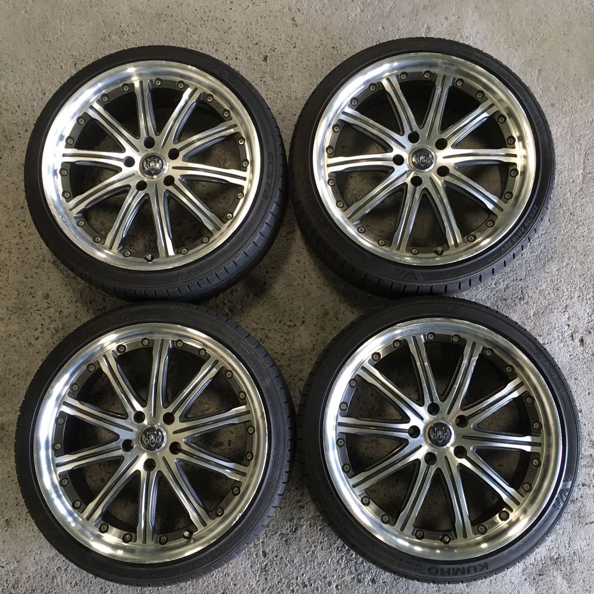 NA130 中古 PLATINUM STEINER プラチナム シュタイナー ホイール 19×8J 