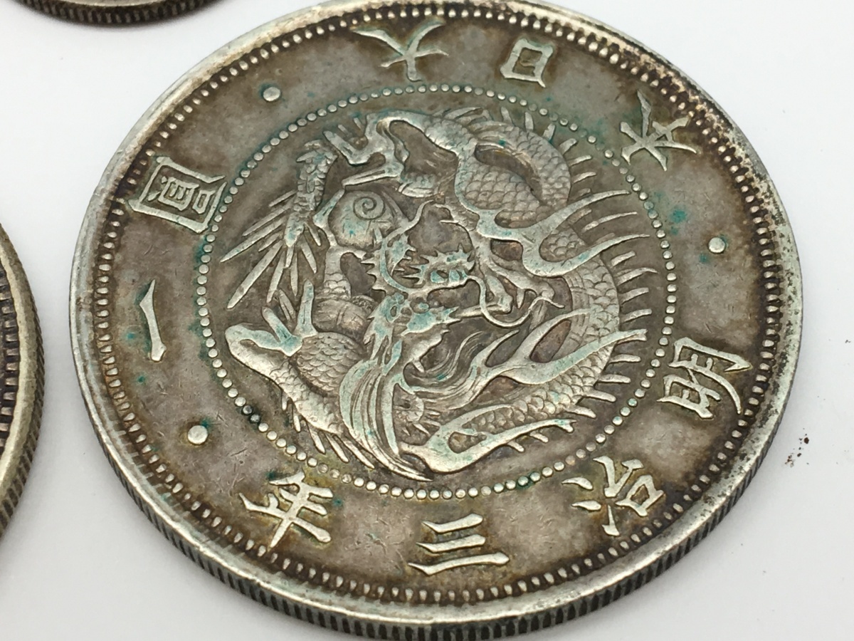 4w2100】日本 明治3年 一圓 / 二朱金 / 一朱銀 他 古銭 まとめ |