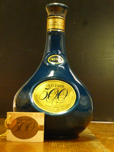 未開栓 Old Parr 500周年 記念ボトル 750ml 43% 未開栓 Old Parr 500