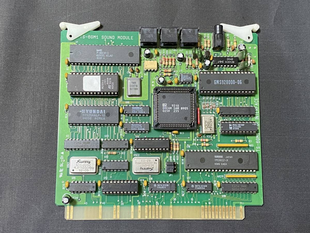 九十九電機 X68000用MIDI音源・MIDIインターフェースボード TS-6GM1 ジャンク
