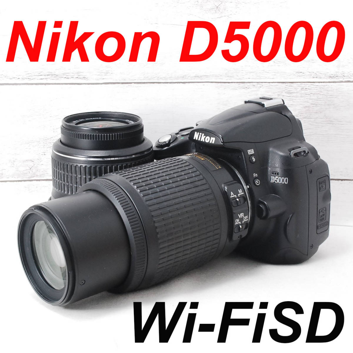 ☆ダブルレンズ☆ Wi-FiSD付き☆Nikon D5000 【公式通販】