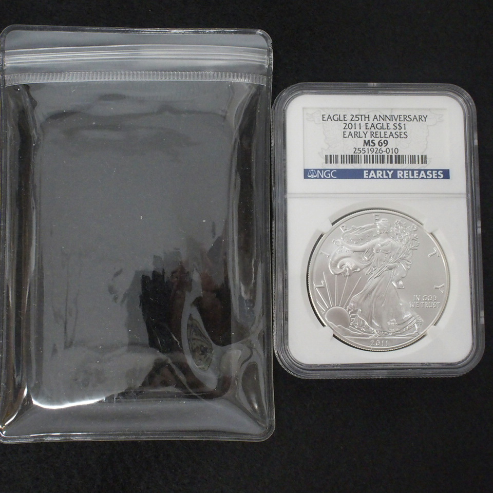 イーグル銀貨 1オンス アメリカ イーグル 純銀 銀貨 0 1g NGC 1
