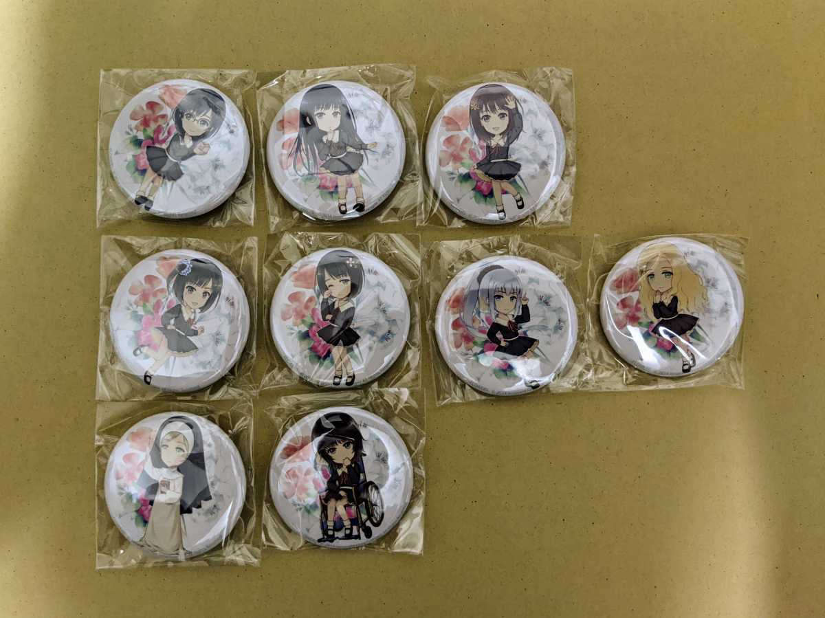 未使用 FLOWERS 春篇 缶バッジセット Innocent Grey 杉菜水姫