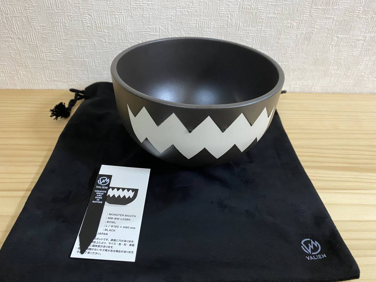 【未使用品】 VALIEM MONSTER MOUTH/BOWL-L03/ヴァリエム/バリエム/鉢/植木鉢（検索 invisible ink/RLF raw life factory/AcQ/亀甲竜）