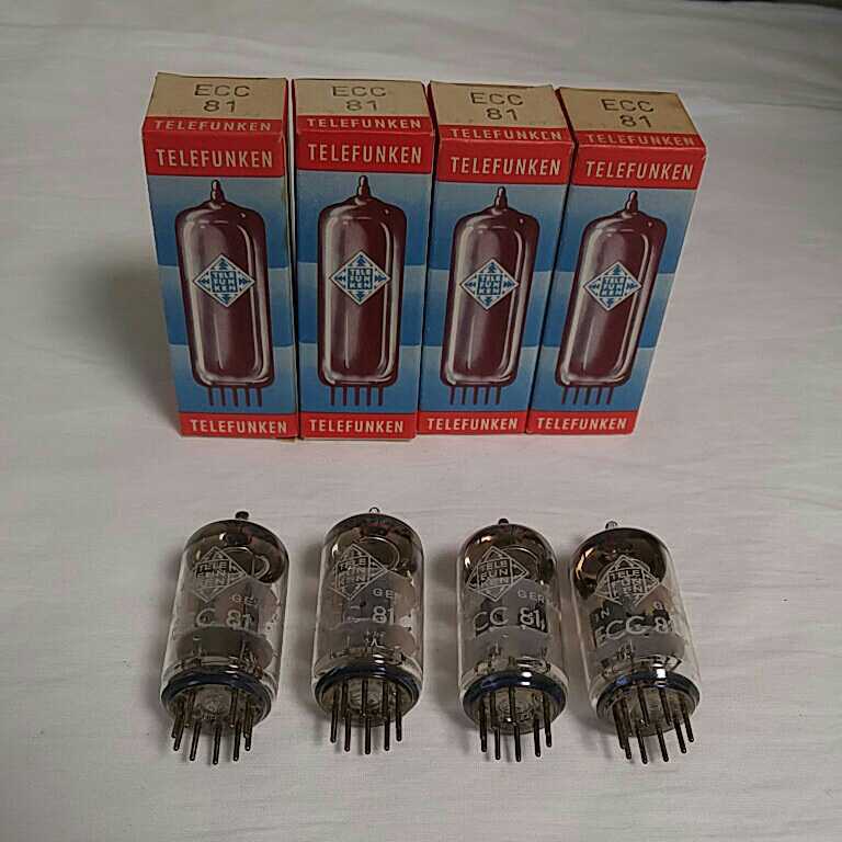 ECC81 真空管 12AT7 テレフンケン Telefunken TELEFUNKEN オーディオ