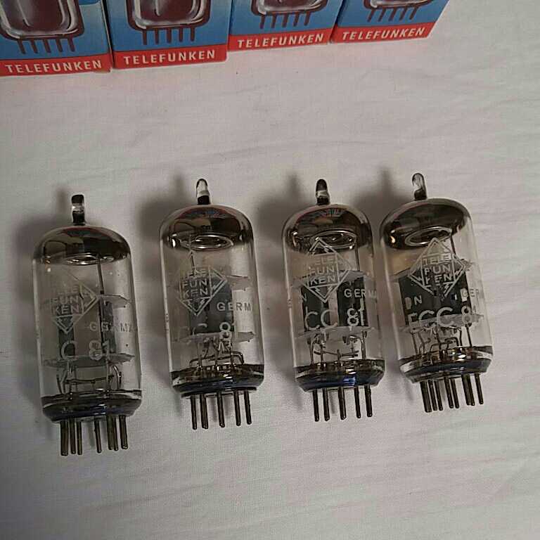ECC81 真空管 12AT7 テレフンケン Telefunken TELEFUNKEN オーディオ