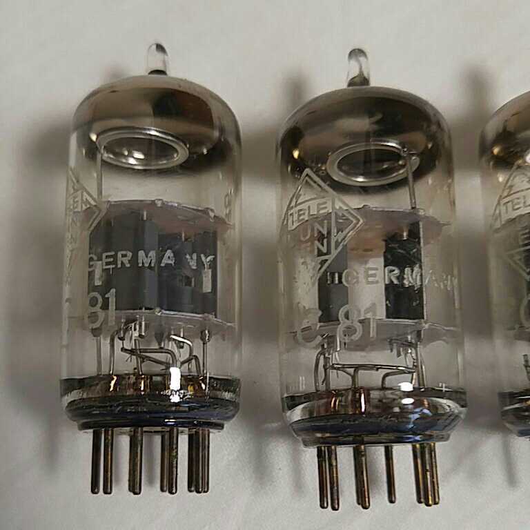ECC81 真空管 12AT7 テレフンケン Telefunken TELEFUNKEN オーディオ