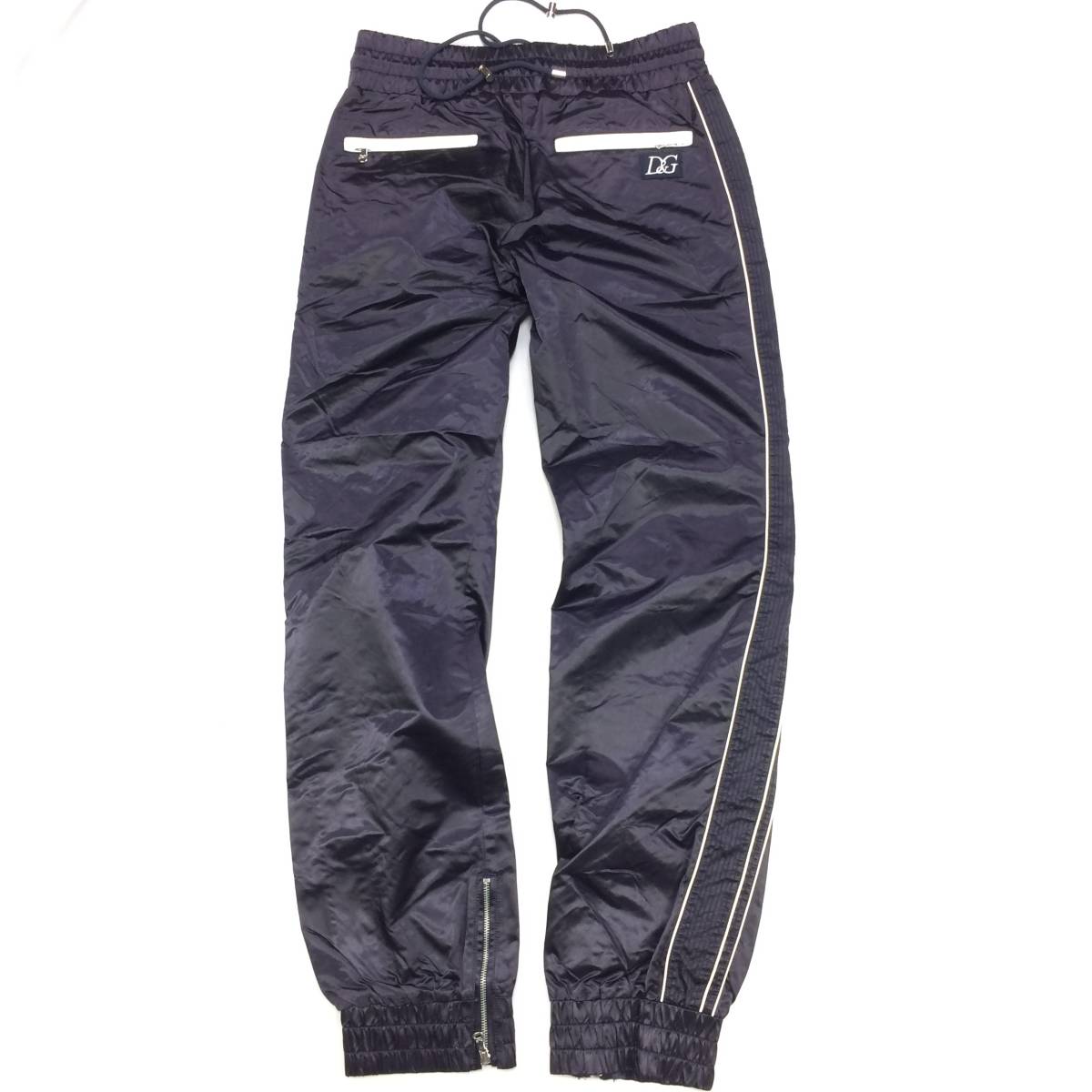 梅雨も安心！【ドルチェ＆ガッバーナ/D＆G】色目が映える（紺×白）裾  