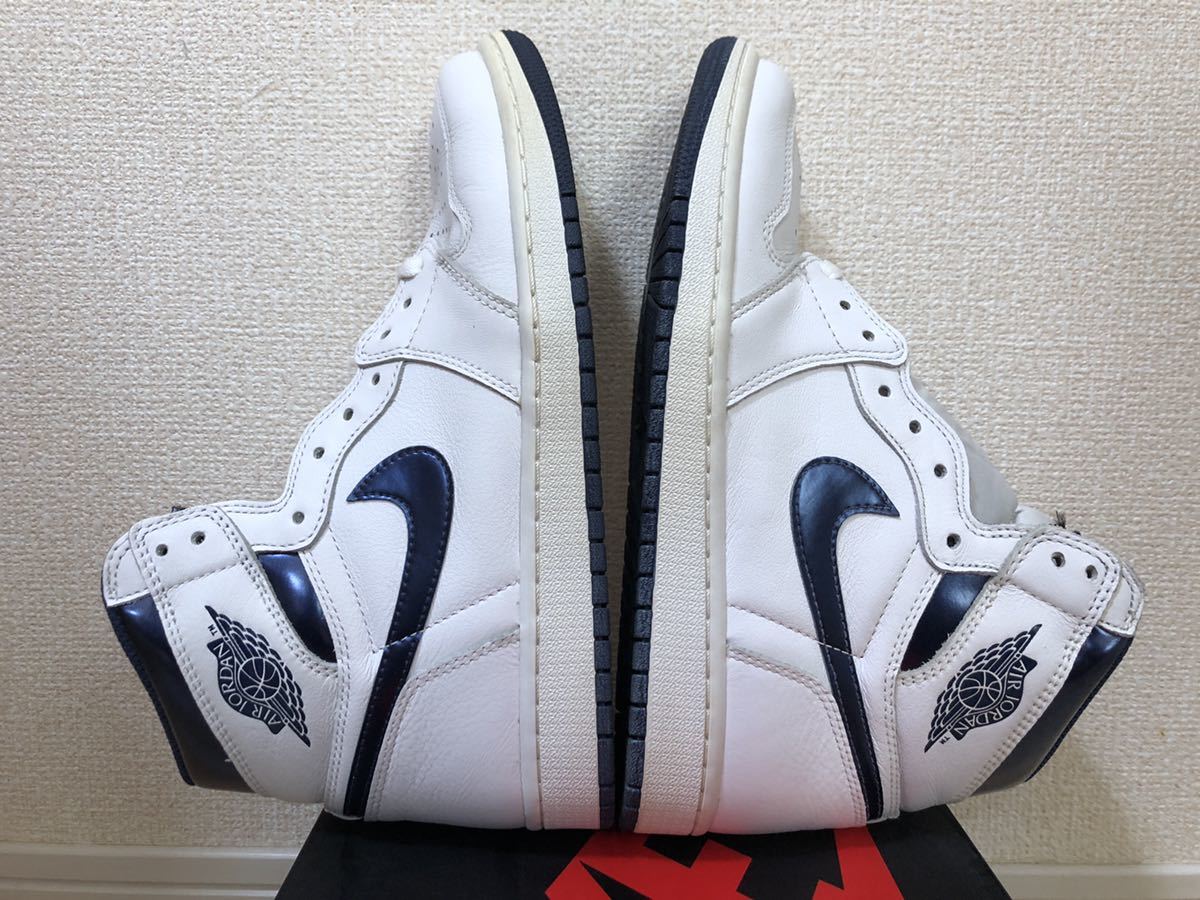SNKRS購入 27cm□NIKE AIR JORDAN 1 RETRO HIGH OG METALLIC NAVY 