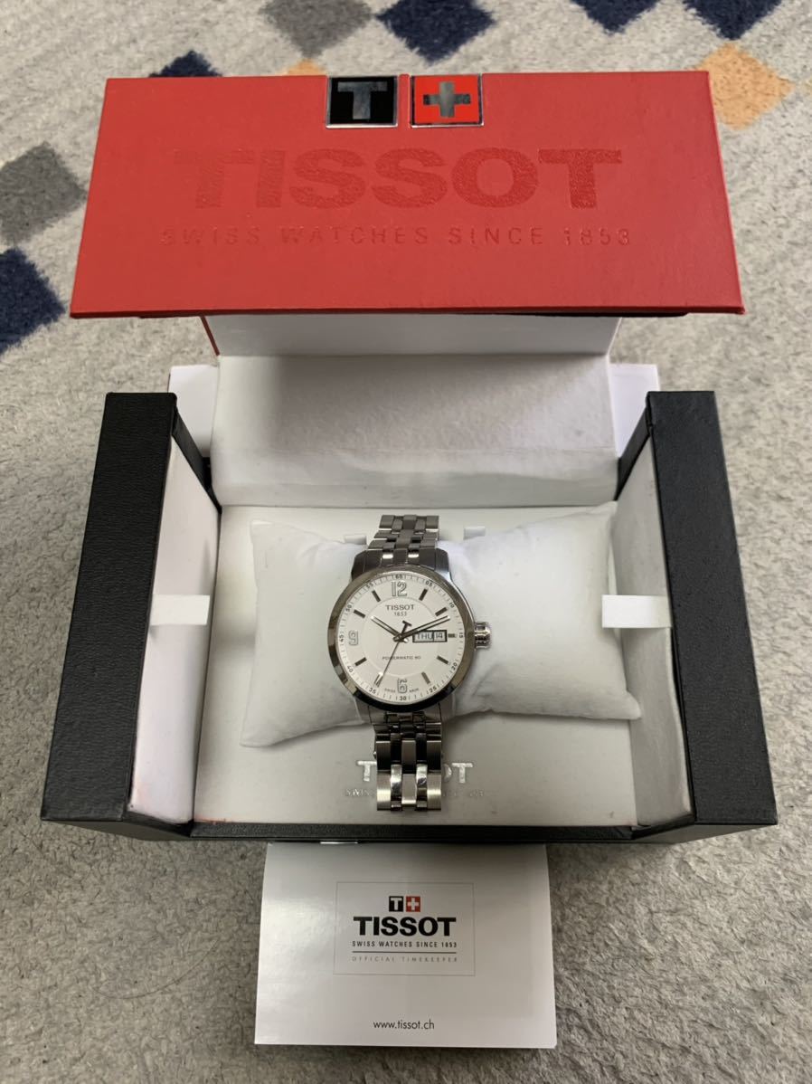 ティソ TISSOT パワーマチック 80時間駆動 自動巻き T055430A POWER 