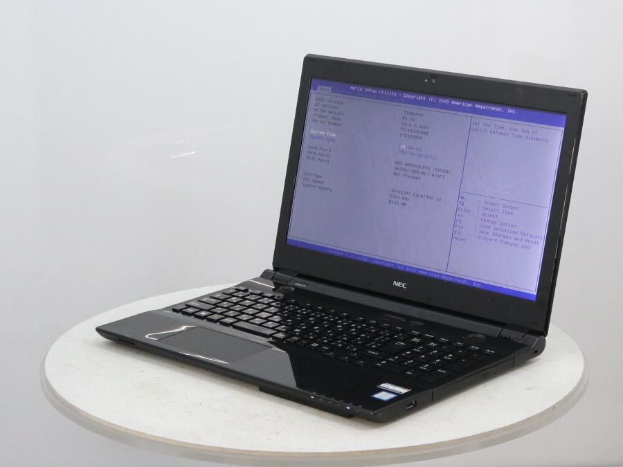 NEC PC-NS350DAB LAVIE NS350/D Core i3-6100U 2.30GHz 8 GB 500 GB