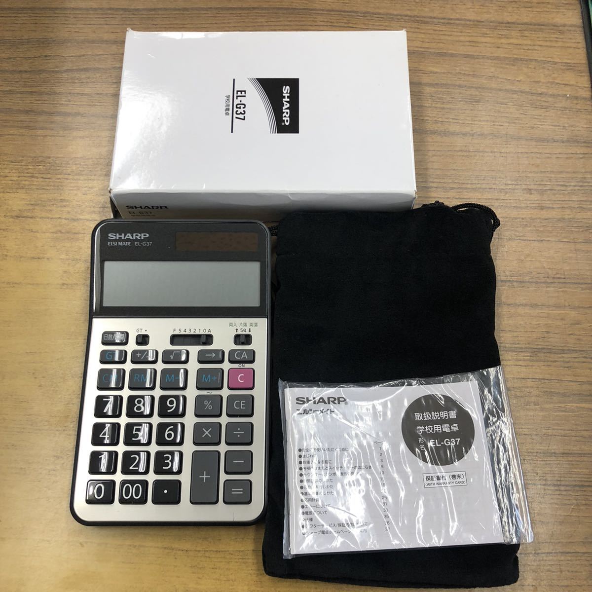  SHARP シャープ 電卓 EL-G37 学校用電卓 簿記 税理士 公認会計士 経理(シャープ)｜売買されたオークション情報、yahooの商品情報をアーカイブ公開 - オークファン シャープ