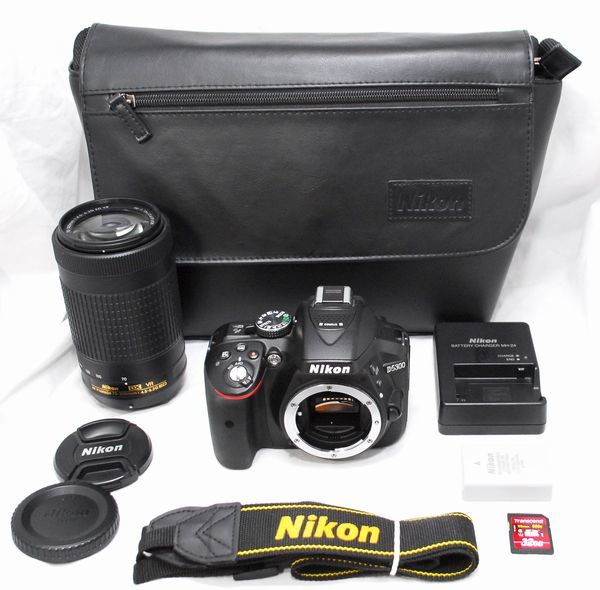 【新品級の超美品 3508ショット・豪華セット】Nikon ニコン D5300 AF-P 70-300mm VR