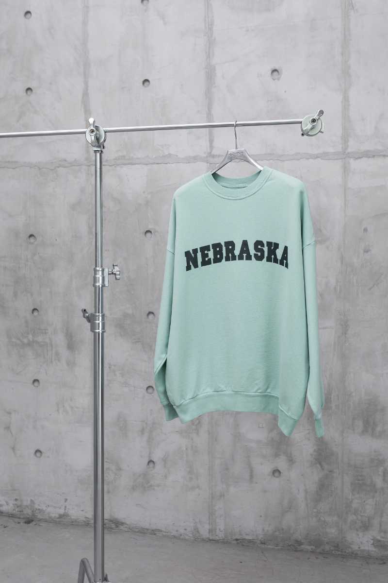 新品RAF SIMONS ARCHIVE REDUX NEBRASKAラフシモンズ アーカイブ レダックネブラスカ コットン メリヤス スエットシャツサイズ2