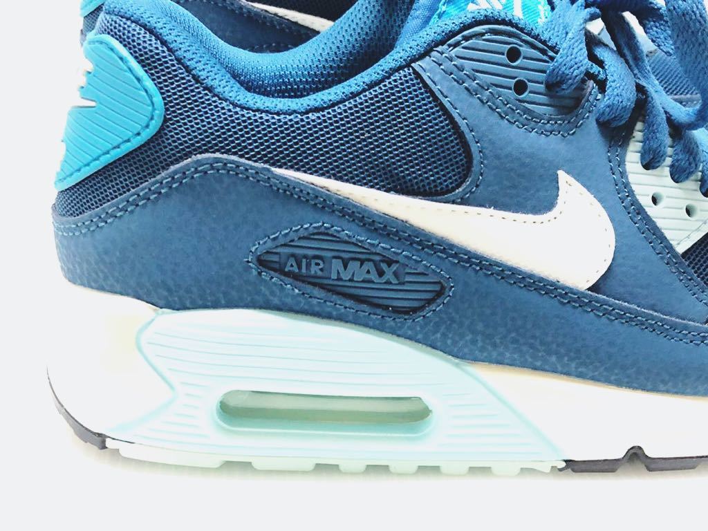 Nike Air Max 90 エアマックス ローカットスニーカー レディース サイズ 24cm Xb ブルー 24 0cm 売買されたオークション情報 Yahooの商品情報をアーカイブ公開 オークファン Aucfan Com
