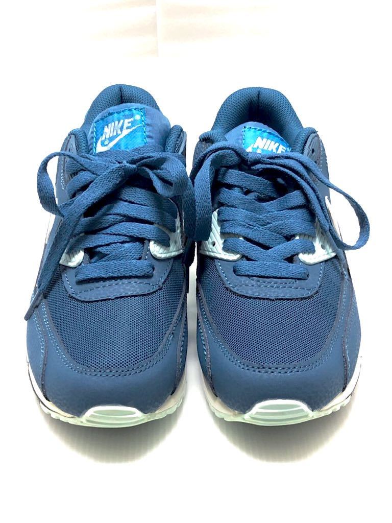 Nike Air Max 90 エアマックス ローカットスニーカー レディース サイズ 24cm Xb ブルー 24 0cm 売買されたオークション情報 Yahooの商品情報をアーカイブ公開 オークファン Aucfan Com