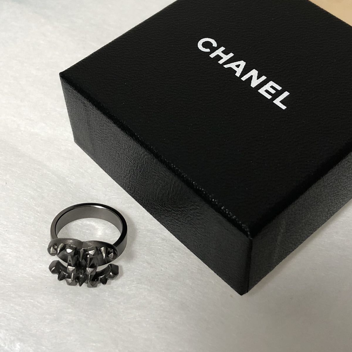 未使用】シャネル 指輪 リング スタッズ ココマーク (管M96 R31 