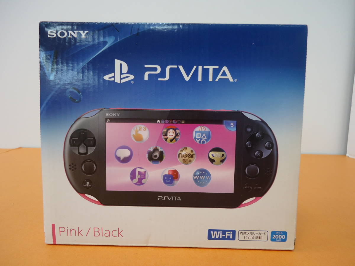 ジャンク PSVita 本体 Wi‐Fiモデル ピンク/ブラック PCH-2000 欠品あり