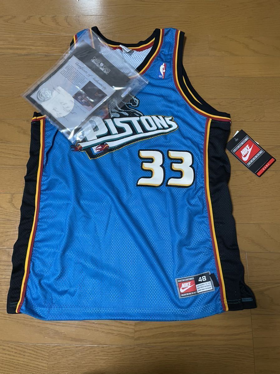 Grant NBA Pistons Detroit Hill #33 Vintage Jersey 90s Champion