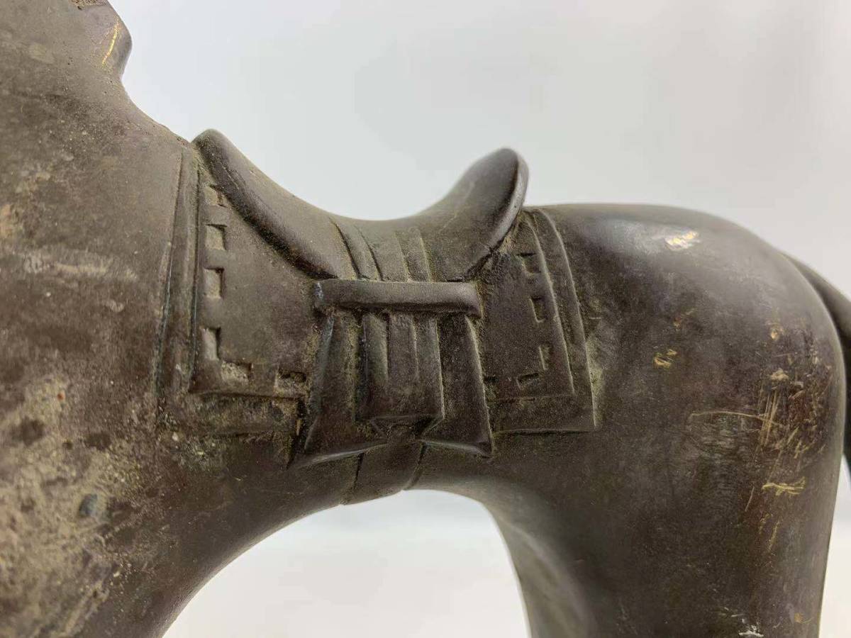 馬 -馬 2026年最新Yahoo!オークション 銅 置物(銅製)の中古品・新品 置物の