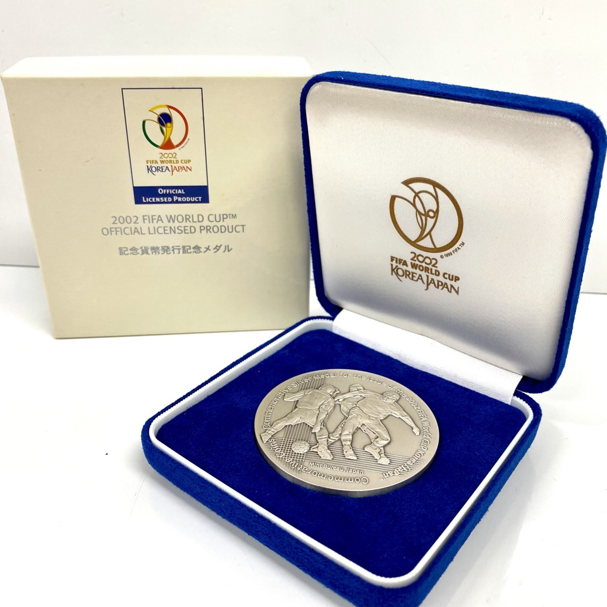 2002年FIFAワールドカップ貨幣発行記念メダル 記念メダル 純銀 SV1000 