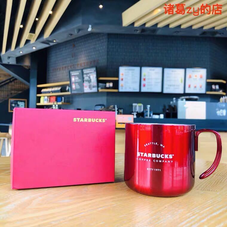 海外限定 スターバックス ステンレスマグ 斜め掛け クリスマス 中国