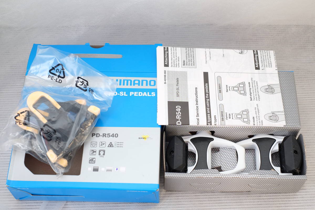 PD-R540 SPD-SL 白 SHIMANO シマノ ビンディングペダル 