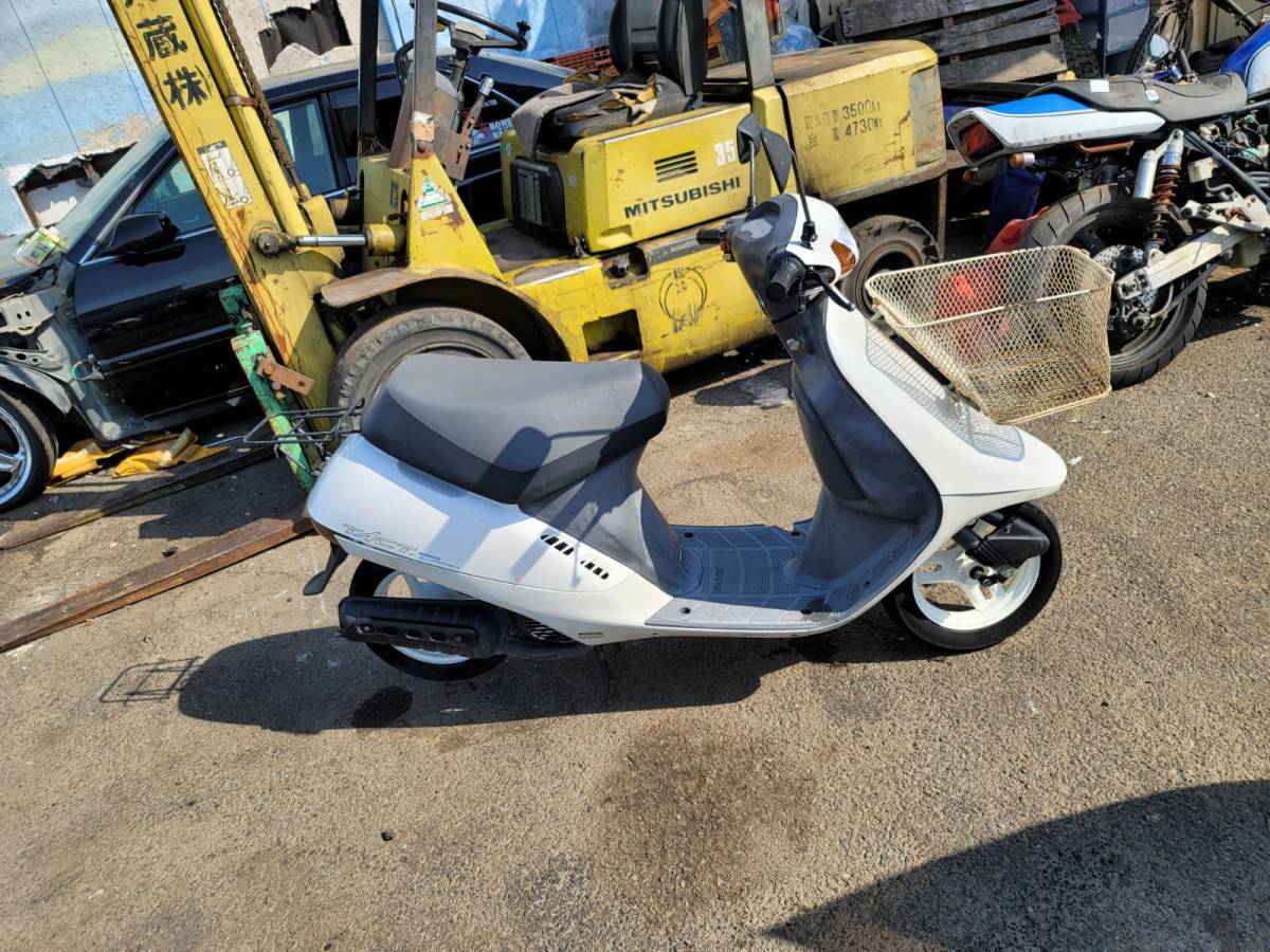 タクト af79 不動 書類あり 部品取り タイヤ新品 10万キロ 引き取り