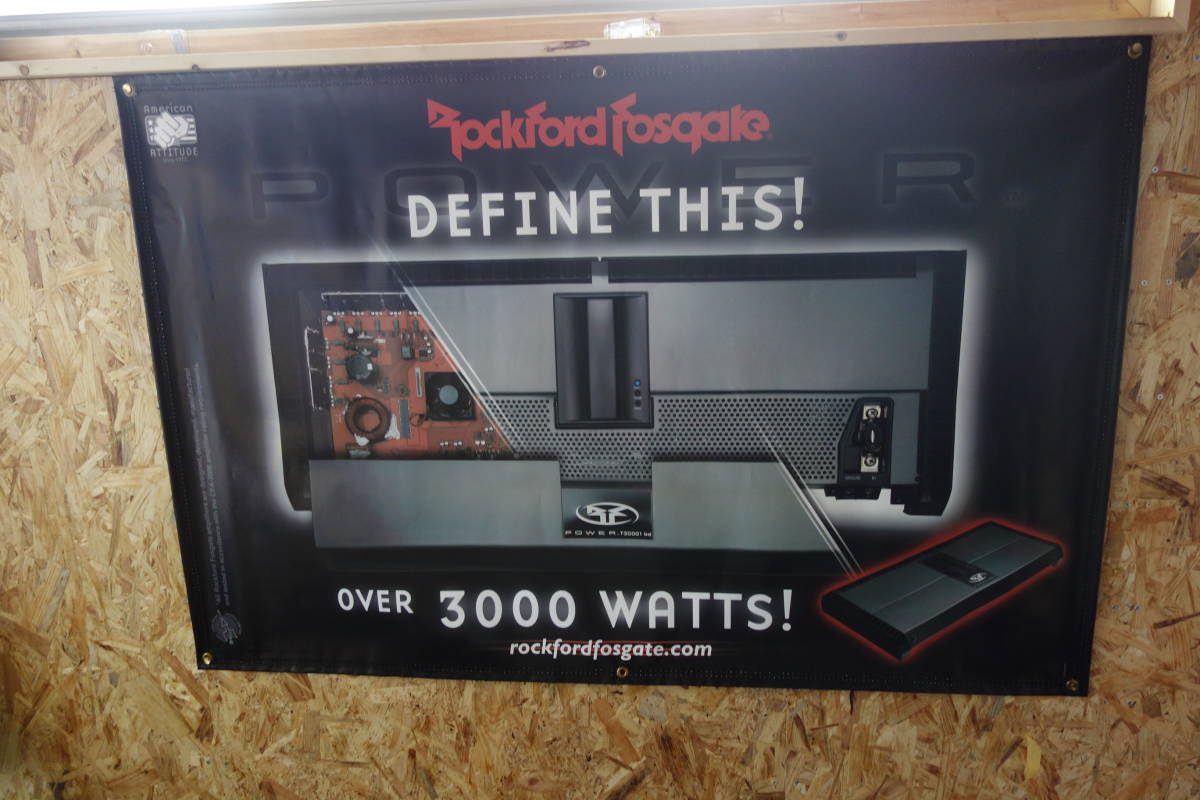 Rockford　ロックフォード　バナー　非売品 ストア用 フラッグ　ガレージ　世田谷ベース