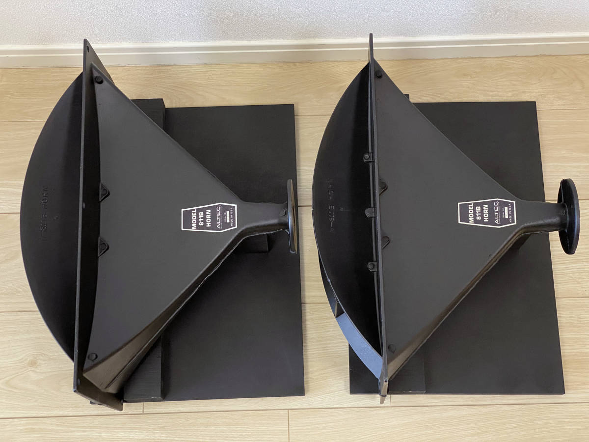 ALTEC 811B セクトラルホーン 1インチ用 エレクトリ正規品 に近い ペア 台座付き(アルテック)｜売買されたオークション情報 ...