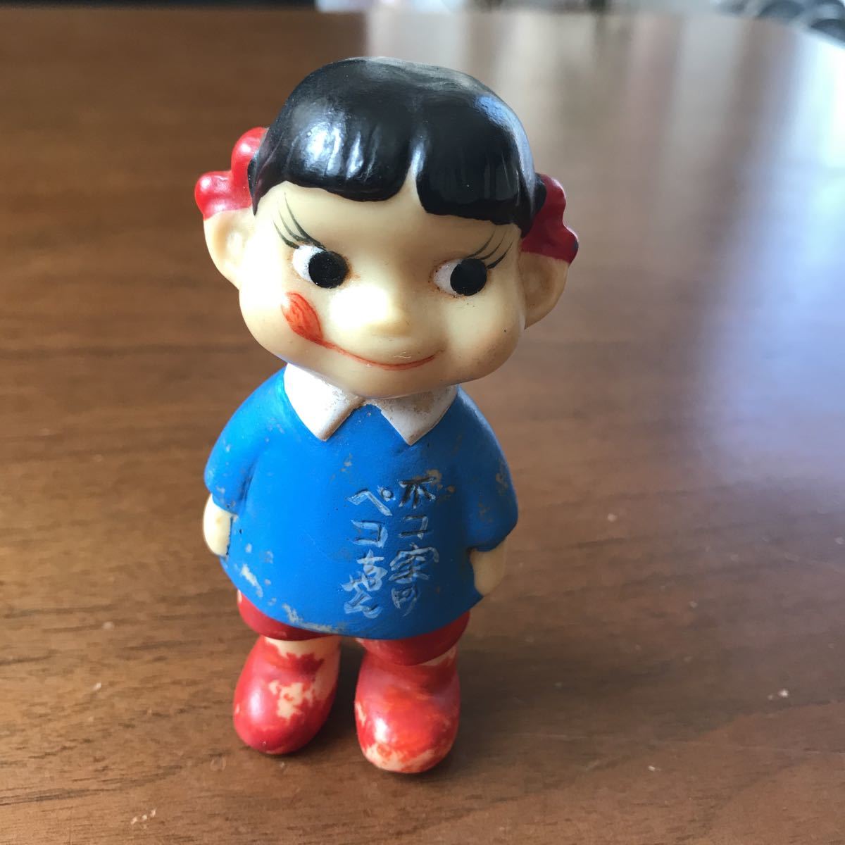 貯金箱 不二家 ペコちゃん 園児服 ペコちゃん人形 現状品 ぺこちゃん 