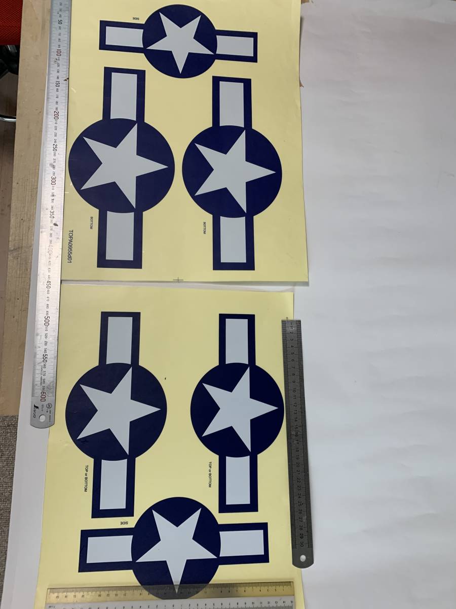 戦闘機用各種デカール（サイズはまちまちです）