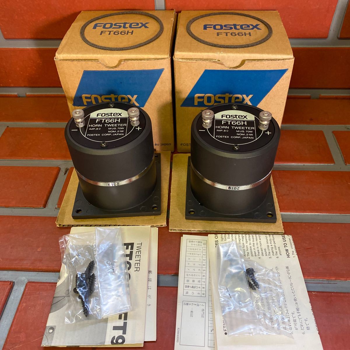 FOSTEX FT66H ツイーターペア FOSTEX ペア Yahoo!オークション