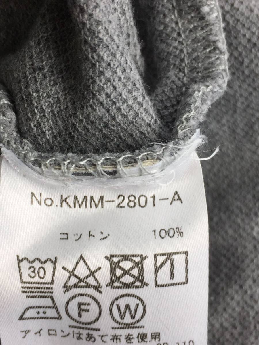 MAISON KITSUNE'◇ポロシャツ/XS/コットン/GRY/トリコロールロゴ