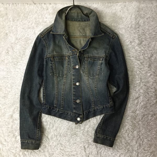 イタリア製*GUCCI グッチ*エイジング加工 デニムジャケット*38