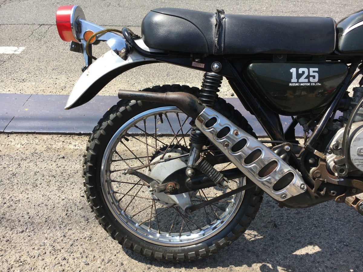 SUZUKI スズキ TS ハスラー125 5型 1975年 実働 書類付き レストア VMX