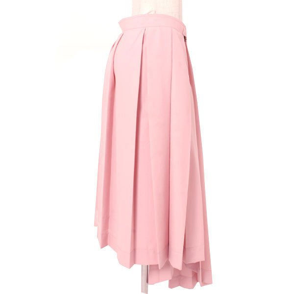 18ss CELINE プリーツスカート size36 ピンク 22Q988-61B セリーヌ