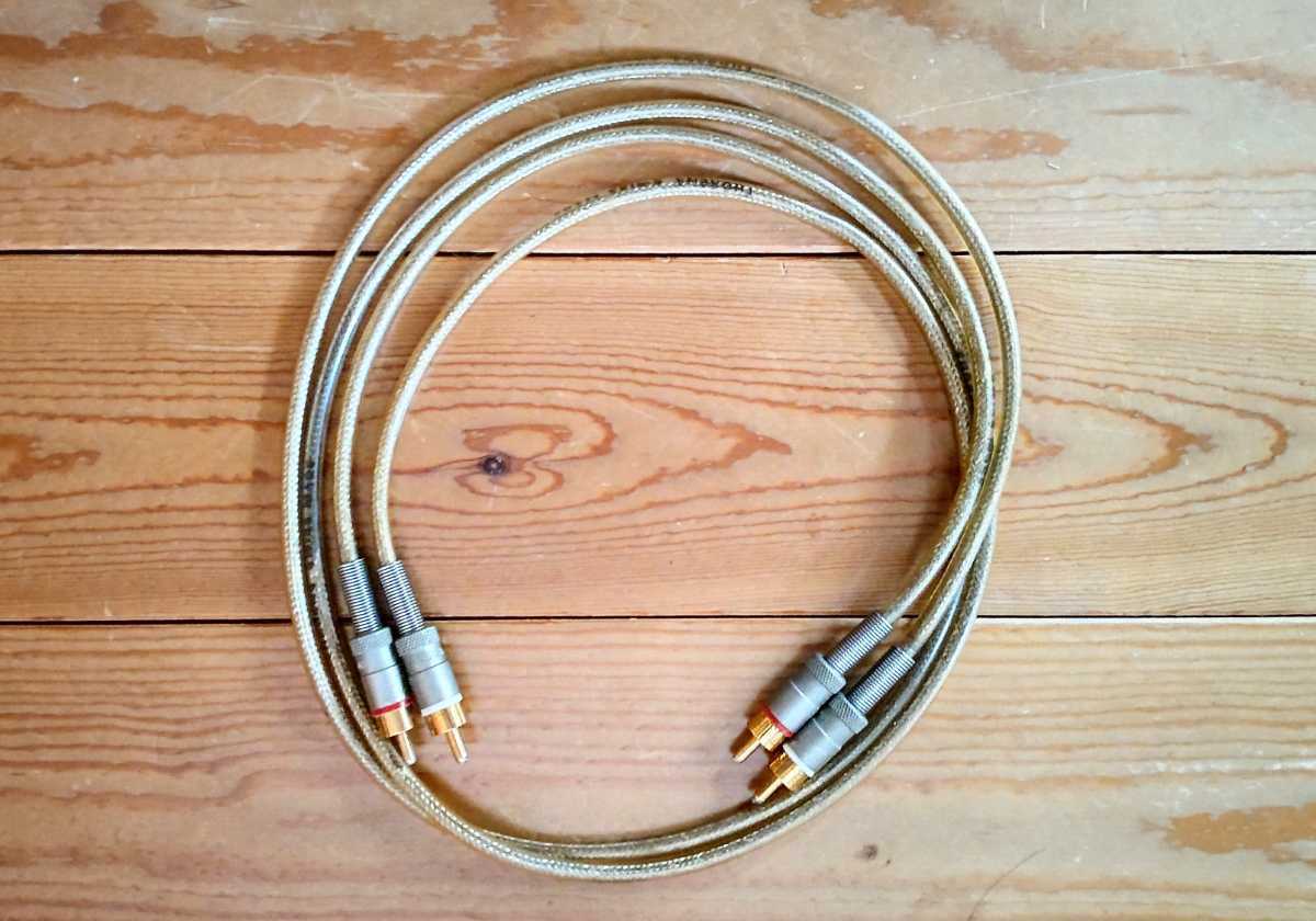RITAO CHAN専用THORENS トーレンス 銀メッキ RCAケーブル 。 RCA