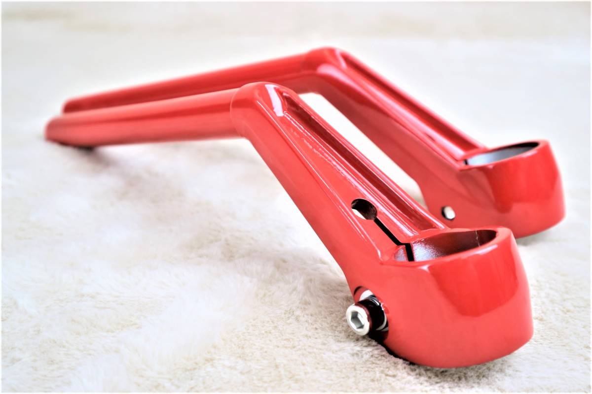 CB750Fハンタイプ 赤 ハンドル/旧車 教習 コール セパレート ダイキャスト :CBX400f CBR400F CB400FホークCB250T CB400T CB250N VFロボハン