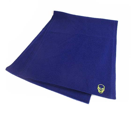 ルシアンペラフィネ LUCIEN PELLAT-FINET マフラー カシミヤ100% ロゴ