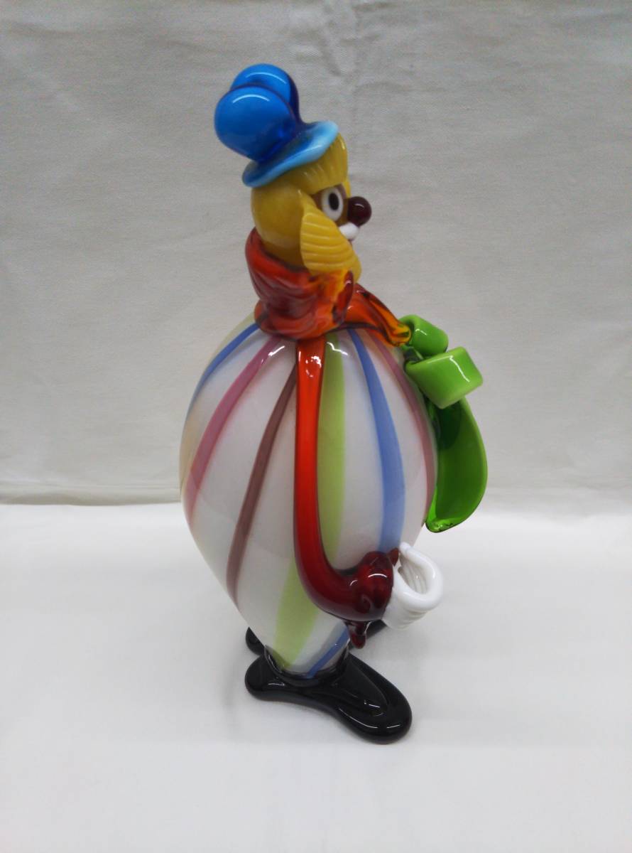 ピエロ ベネチアンガラス MURANO BH87☆Murano☆ 3体 レトロ MURANO ピエロ ベネチアンガラス MURANO BH87☆Murano☆ 3体 レトロ MURANO