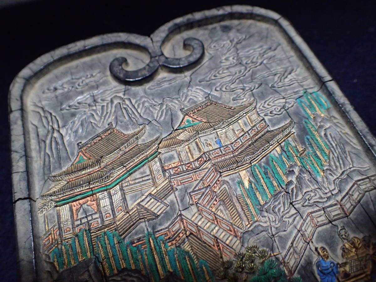 中国美術 粉彩色絵 宮廷人物紋 遊台 漆蓋碗 居仁堂製 希少(LC257) 雍正年製 粉彩色絵 φ20.5cm 盤 宮廷遊唐子紋 金閣中国美術 緑和堂