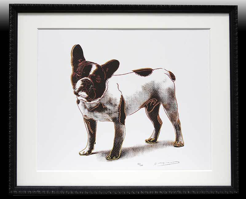 アンディ・ウォーホル 直筆サイン シルク 証明書「Dog 100/300」真作保証