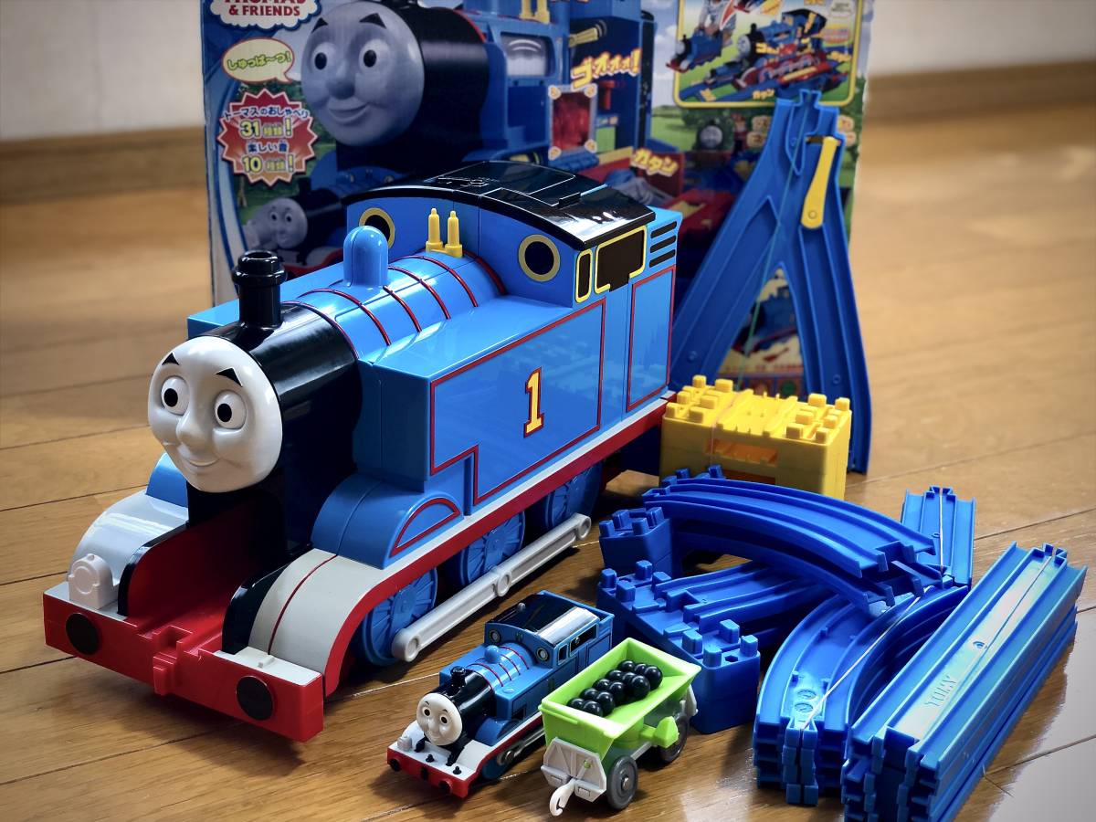 最安値，大得価 プラレール トーマス 完全整備済 ビッグトーマス+トーマス&レール一式セット 箱付き 付属品完備 石炭ボール12個付(セット)｜売買されたオークション情報、yahooの商品情報をアーカイブ公 セット