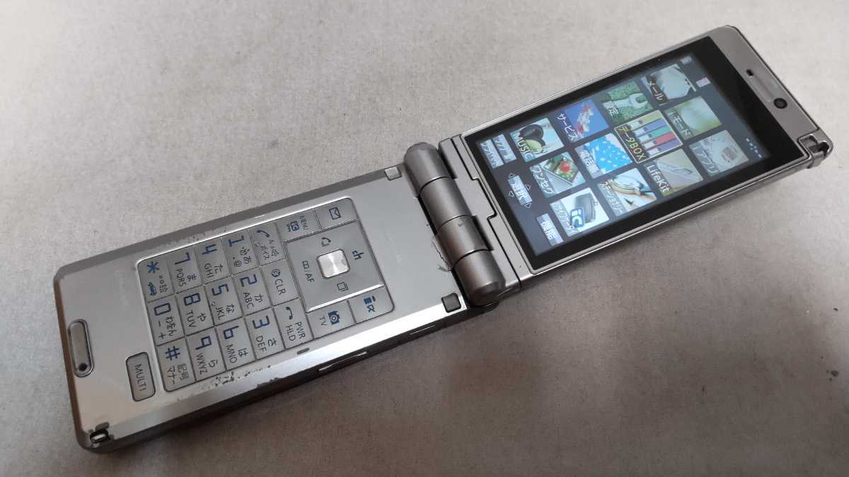 docomo FOMA P906i ＃DG1975 Panasonic ガラケー ケータイ 簡易動作確認＆簡易清掃＆初期化OK 判定○ 