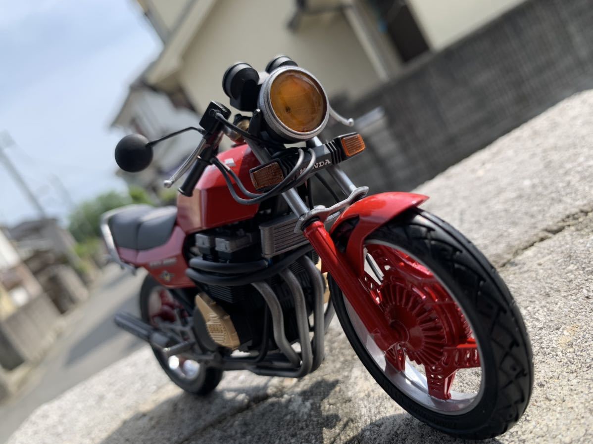 1/12アオシマ CBX400F完成品カスタム Amazon.co.jp: 青島文化教材社