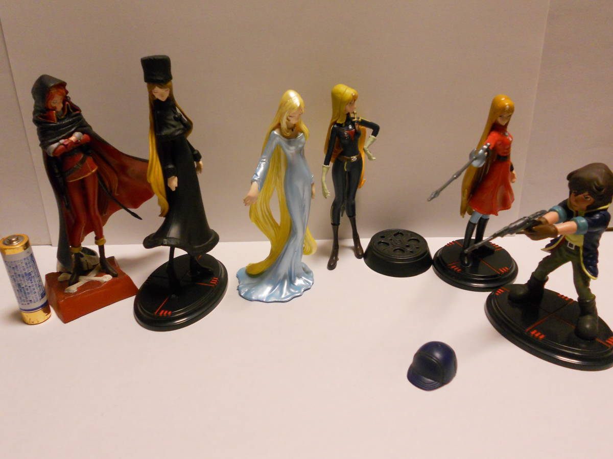 メーテル クイーンエメラルダス ミーメ フィギュア6種セット 銀河鉄道999 キャプテンハーロック コミック アニメ 売買されたオークション情報 Yahooの商品情報をアーカイブ公開 オークファン Aucfan Com