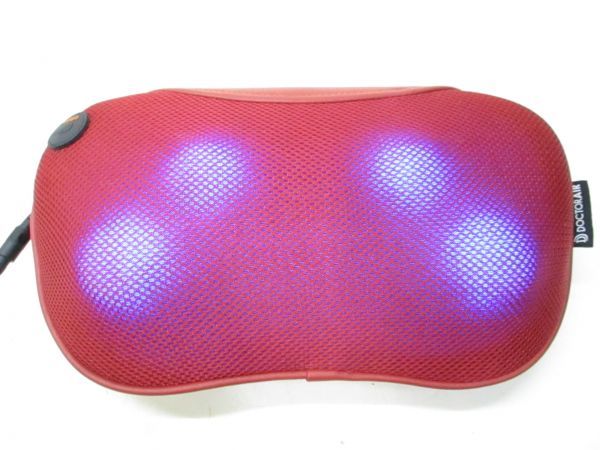 □DOCTER AIR ドクターエア 3DマッサージピローS MP-05 レッド 6157 @60 □